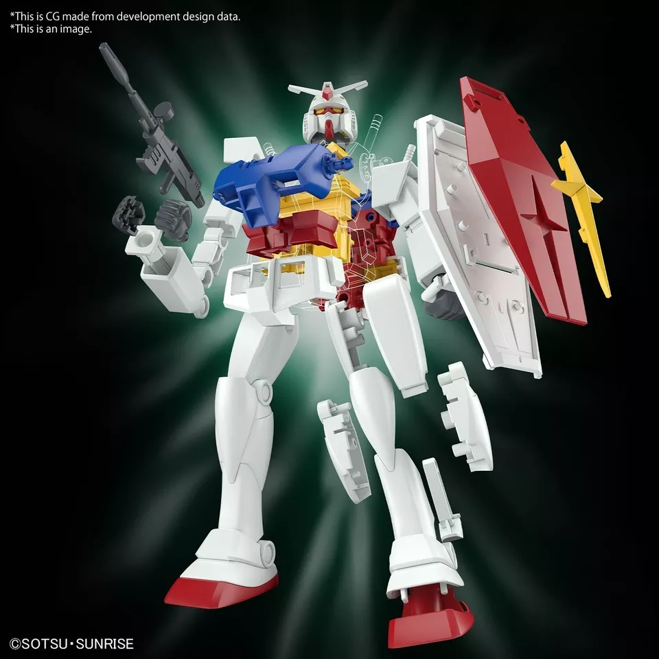 Gundam Gunpla Entry Grade 1/144 RX-78-2 Gundam (Revival Ver.) – Image 5
