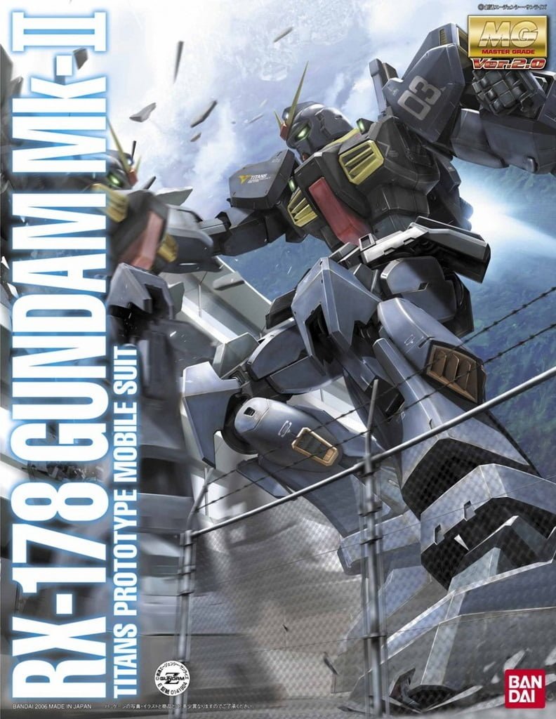 Gundam Gunpla MG 1/100 RX-178 Gundam Mk-II Titans Ver.2.0