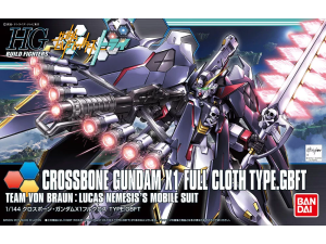 Gundam Gunpla HG 1/144 Crossbone Gundam X1 Full Cloth Type.GBFT "Build Fighters"