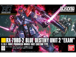 Gundam Gunpla HG 1/144 RX-79BD-2 Blue Destiny Unit 2 (Exam)