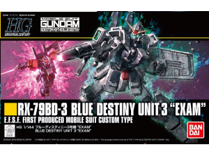 Gundam Gunpla HG 1/144 RX-79BD-3 Blue Destiny Unit 3 (Exam)