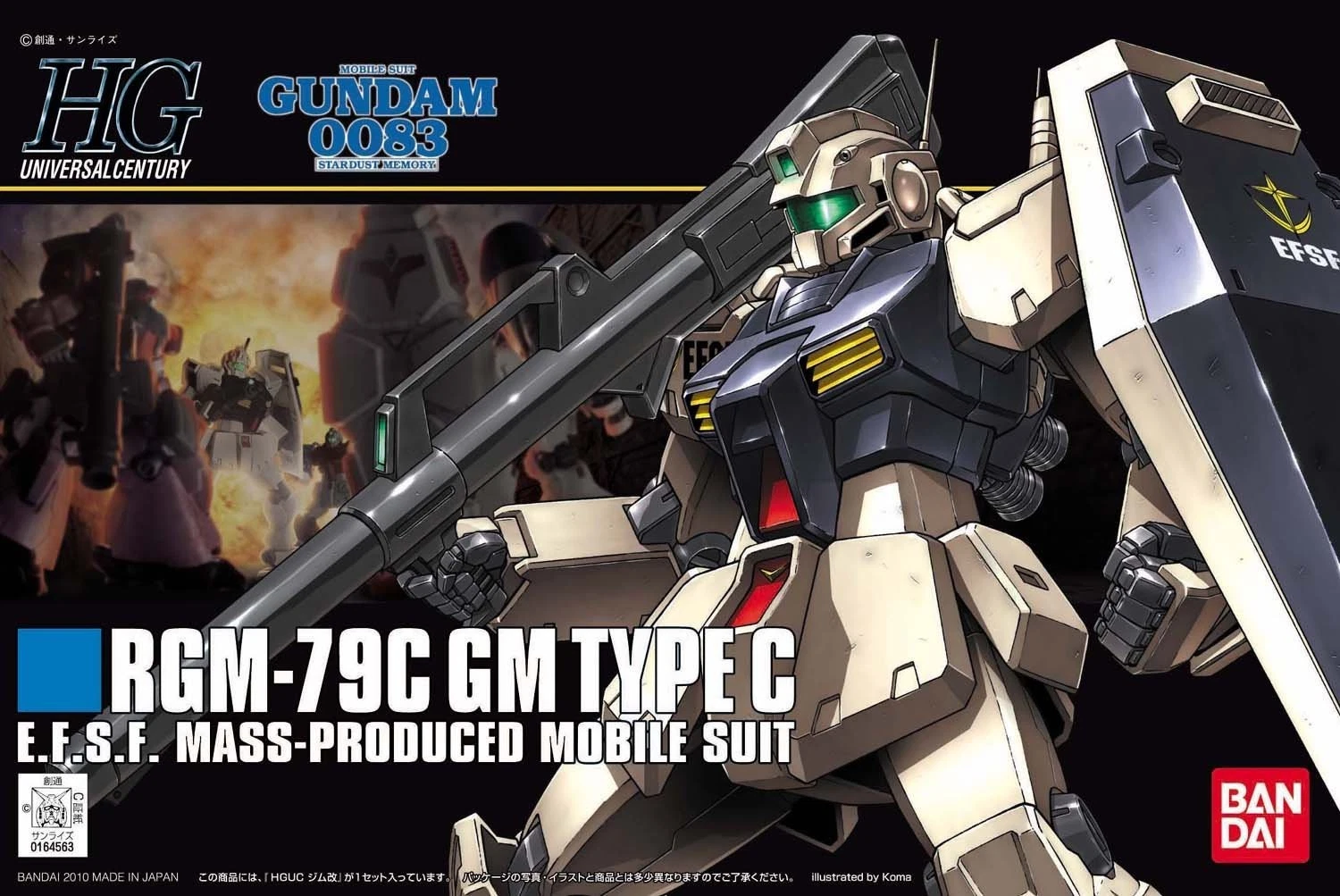 Gundam Gunpla HG 1/144 RGM-79C GM Type C
