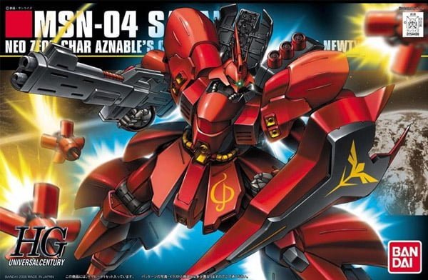 Gundam Gunpla HG 1/144 Sazabi MSN-04