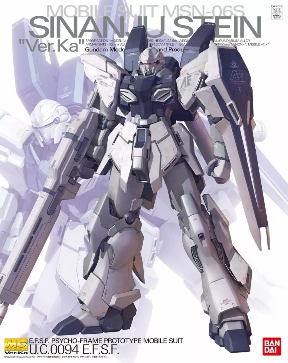 Gundam Gunpla MG 1/100 MSN-06S Sinanju Stein Ver Ka