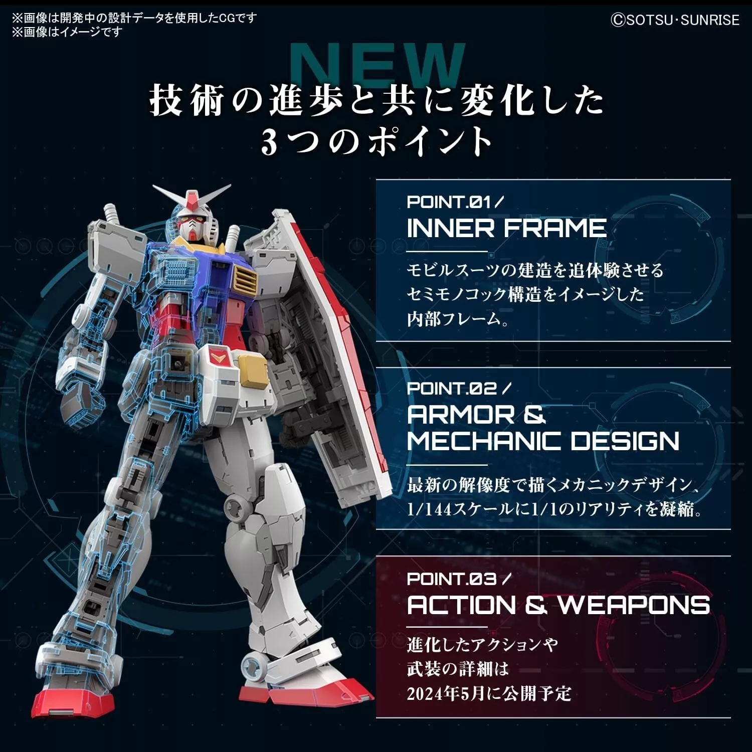 Gundam Gunpla RG 1/144 RX-78-2 Gundam Ver.2.0 – Image 6