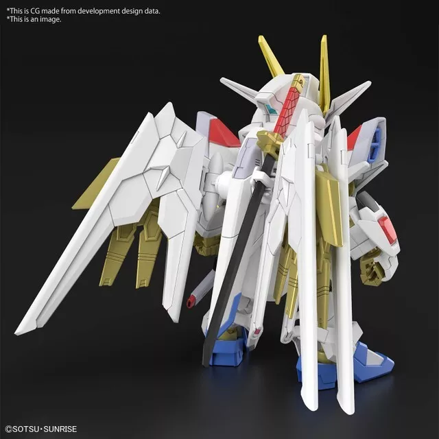 Gundam Gunpla SD Cross Silhouette Mighty Strike Freedom Gundam – Image 4