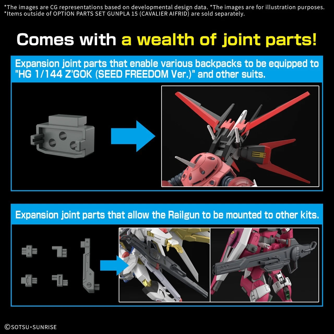 Gundam Gunpla 1/144 Option Parts Set Gunpla 15 (Cavalier Aifrid) – Image 10