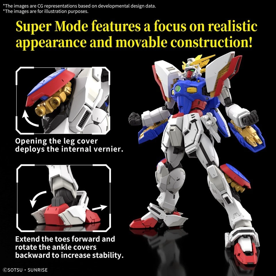 Gundam Gunpla RG 1/144 Shining Gundam – Image 5