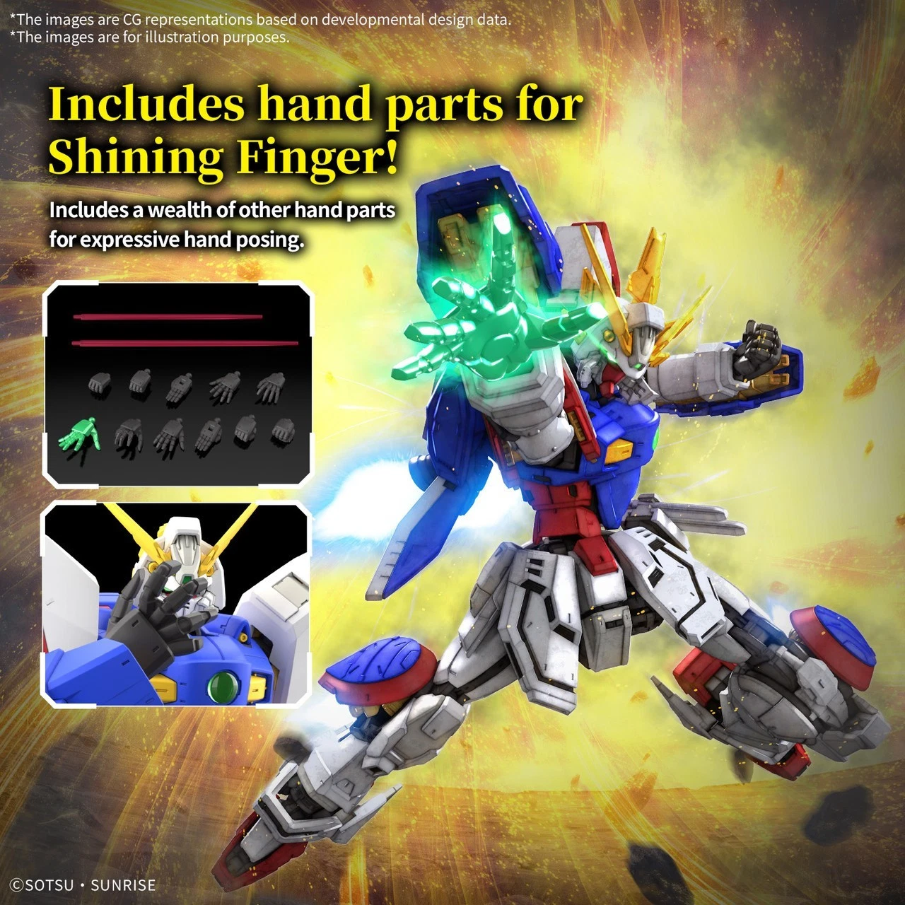 Gundam Gunpla RG 1/144 Shining Gundam – Image 10