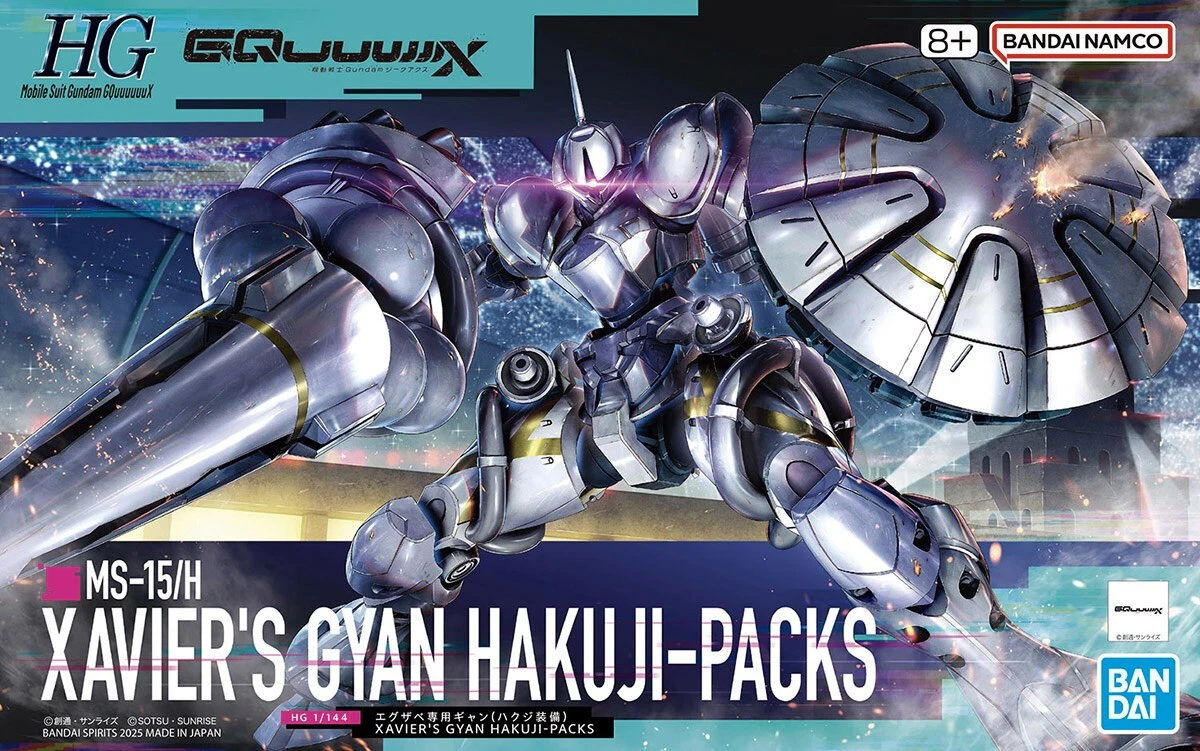 Gundam Gunpla HG 1/144 MS-15/H Xavier's Gyan Hakuji-Packs "GQuuuuuuX"