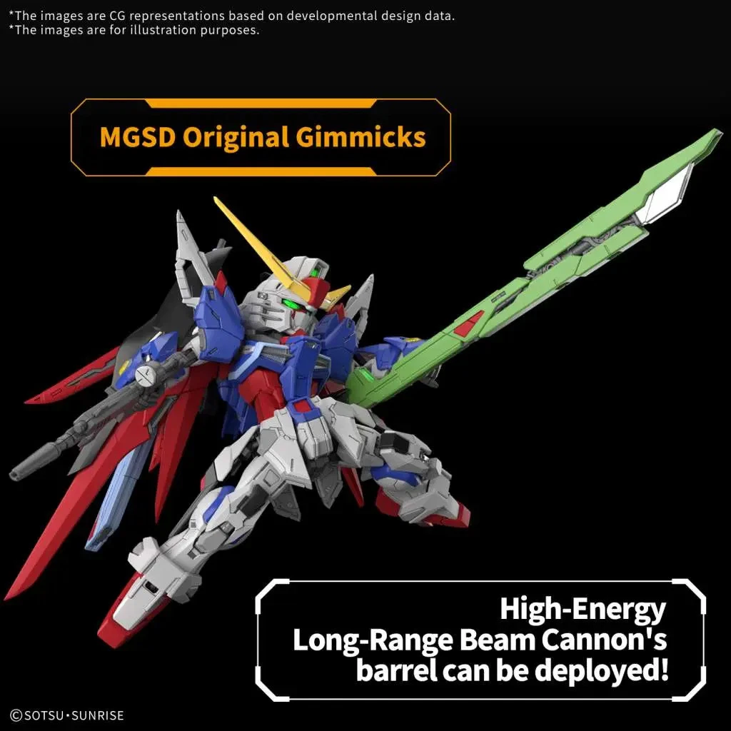 Gundam Gunpla MGSD ZGMF-X42S Destiny Gundam – Image 7