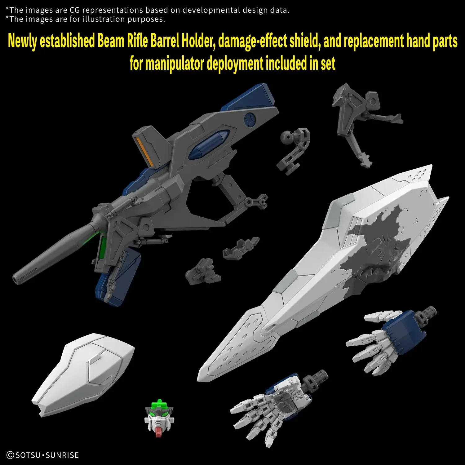 Gundam Gunpla HG 1/144 RX-105 Xi Gundam Hathaway The Sorcery Of Nymph Circe – Image 10