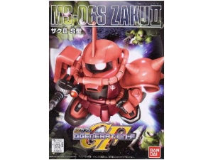 Gundam Gunpla SD BB231 MS-06S Zaku II