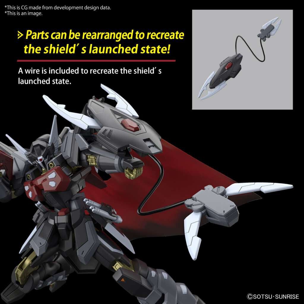 Gundam Gunpla HG 1/144 Black Knight Squad Shi-ve.A "Cosmic Era" – Image 8