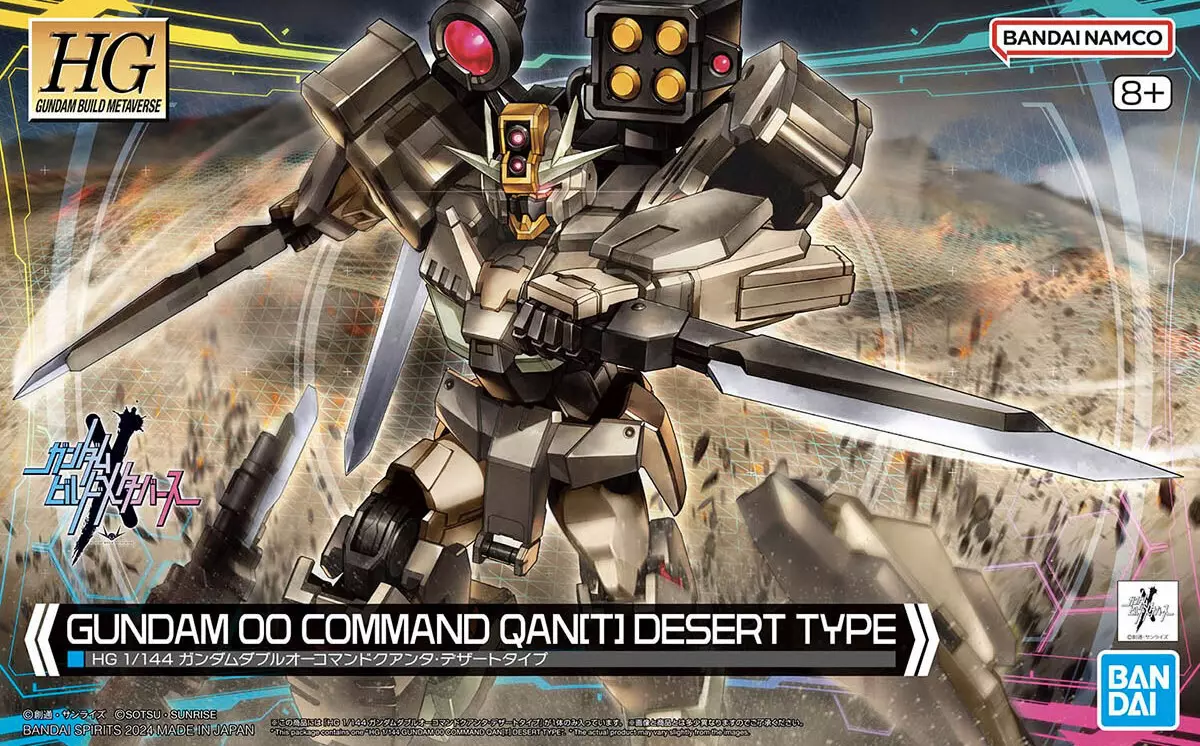 Gundam Gunpla HG 1/144 Gundam 00 Command Qan (T) Desert Type "Gundam Build Metaverse"