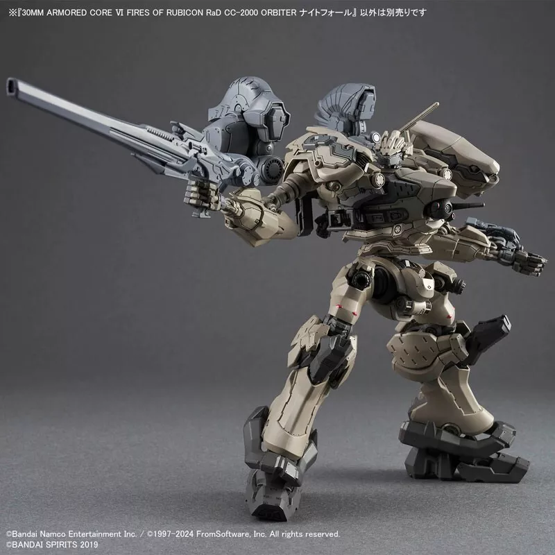 30mm 1/144 Armored Core Vi Fires Of Rubicon Rad CC-2000 Orbiter NightFall/Raven – Image 9