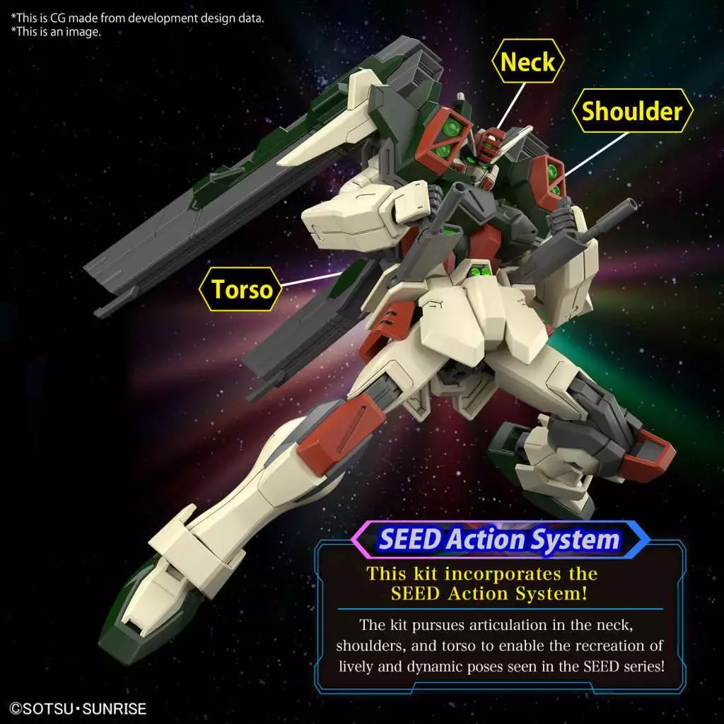 Gundam Gunpla HG 1/144 Lightning Buster Gundam "Cosmic Era" – Image 6